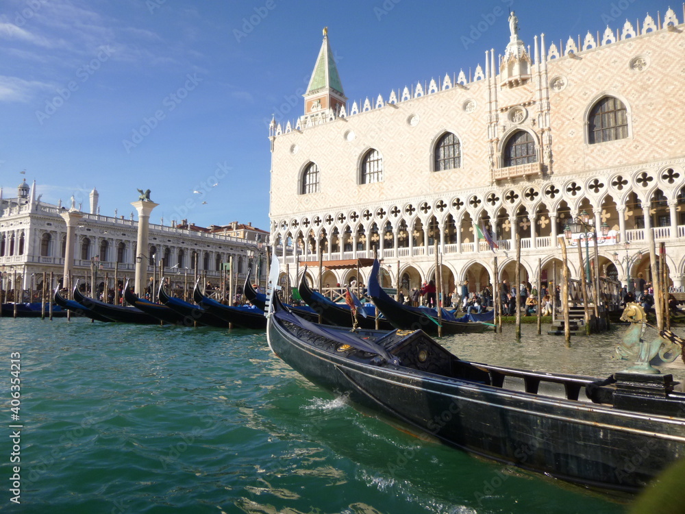 Venetian lagoon, grand canal, the Doge's Palace