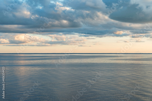 nice blue sea and sky