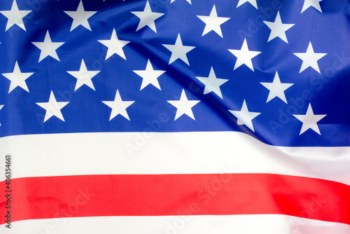 American flag as background. United states of america flag close up