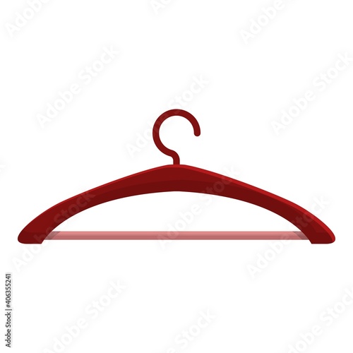 Shoulder hanger icon. Cartoon of shoulder hanger vector icon for web design isolated on white background