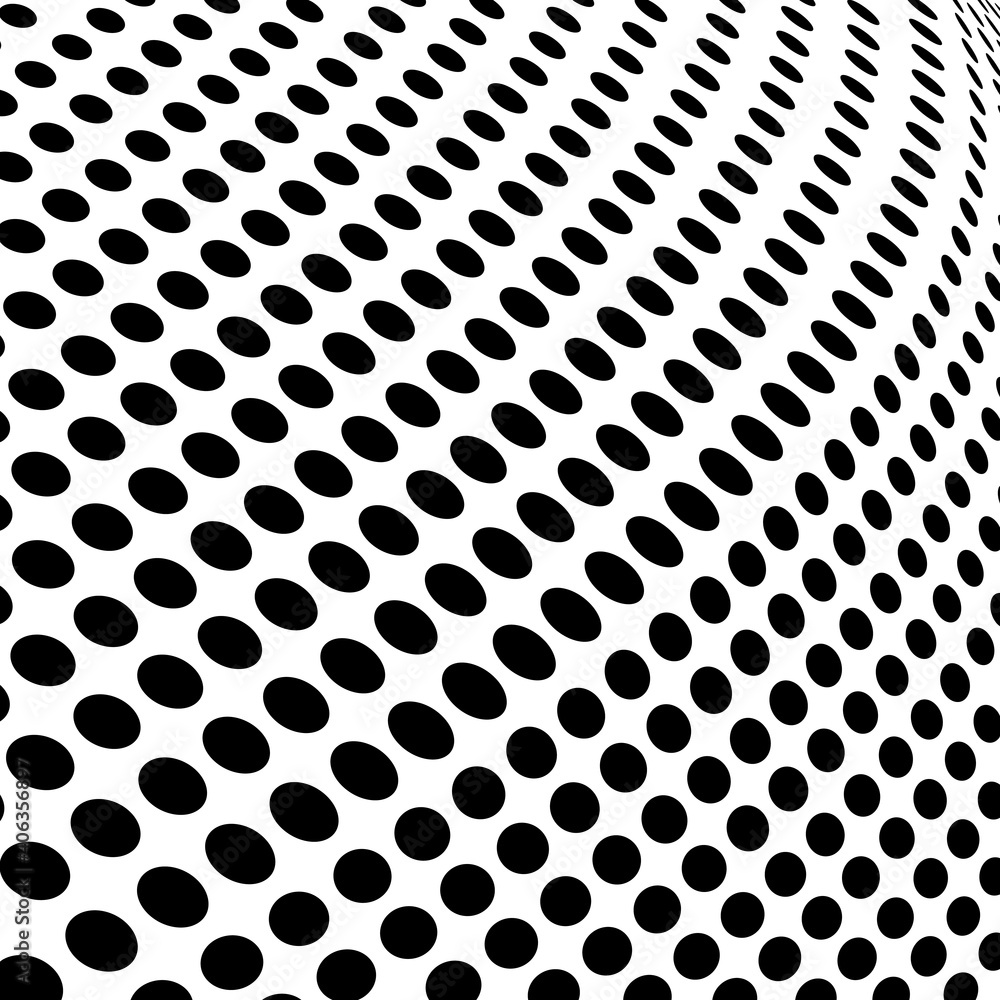 Abstract halftone wave dotted background Abstract halftone wave dotted background