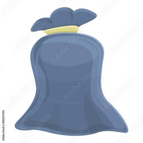 Trash bag icon. Cartoon of trash bag vector icon for web design isolated on white background