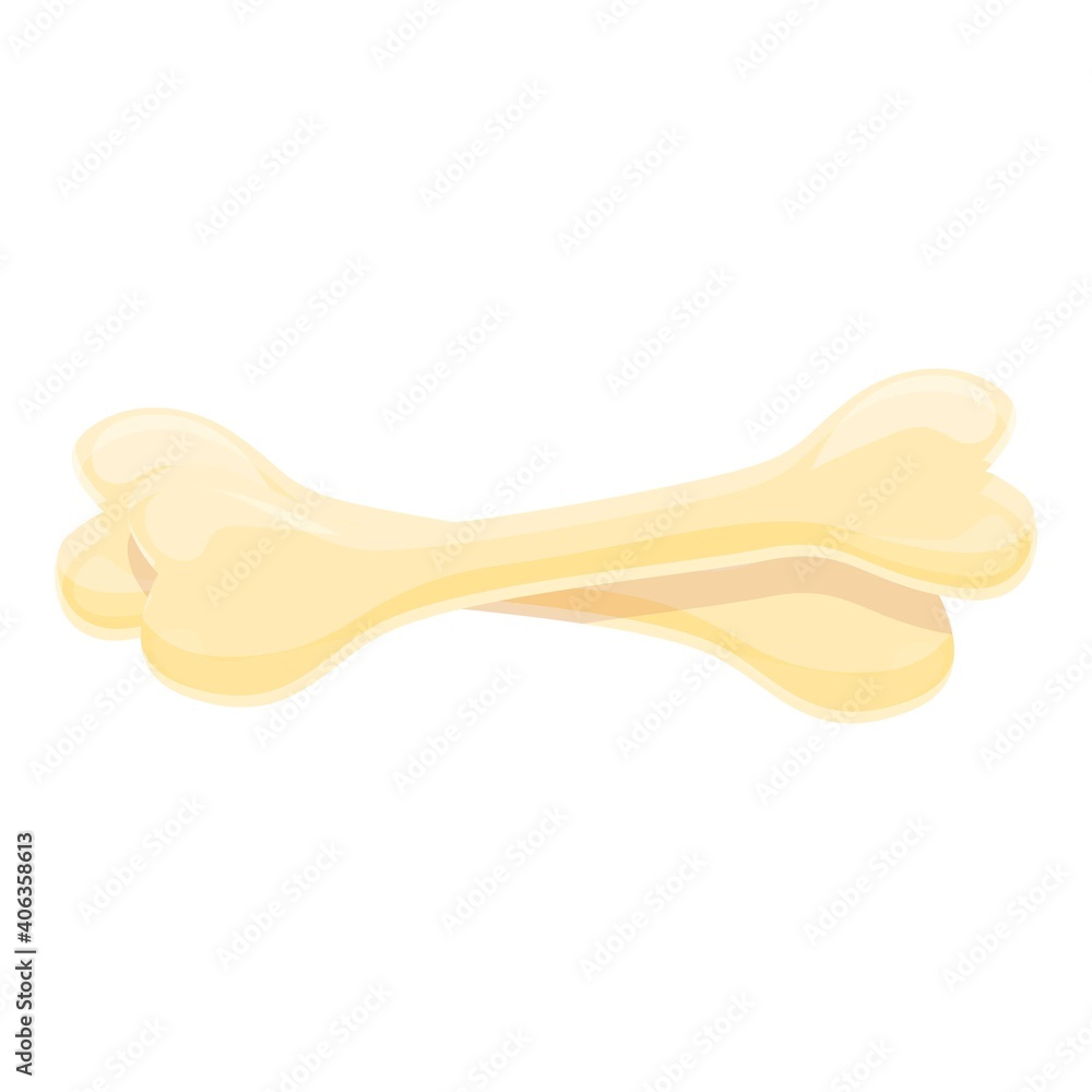 Bones waste icon. Cartoon of bones waste vector icon for web design isolated on white background Bones waste icon. Cartoon of bones waste vector icon for web design isolated on white background