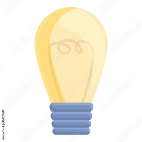 Bulb waste icon. Cartoon of bulb waste vector icon for web design isolated on white background