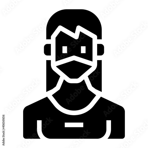 Actress icon for web element , webpage, application, card, printing, social media, posts etc.