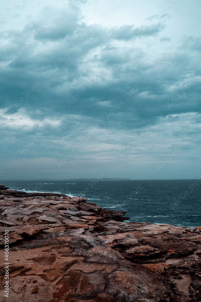 Clouds and the sea