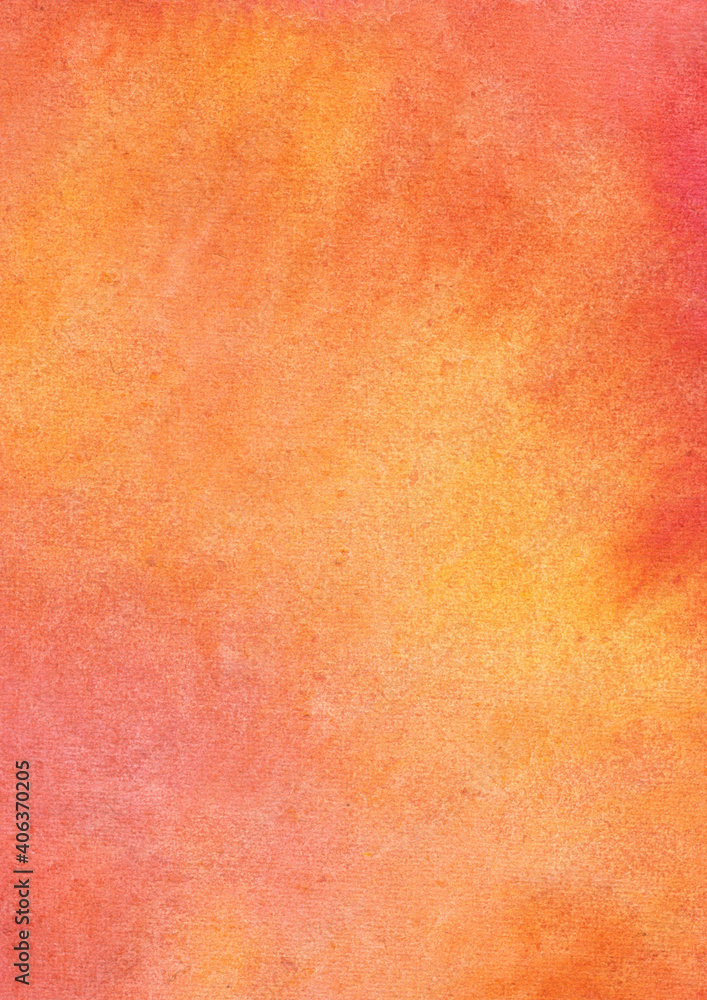 Fototapeta premium watercolor soft gradient background, watercolor yellow and red