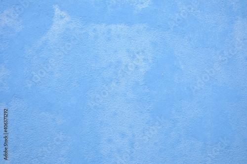 Blue Stucco Wall Background, Suitable for Construction and Architecture Concept.