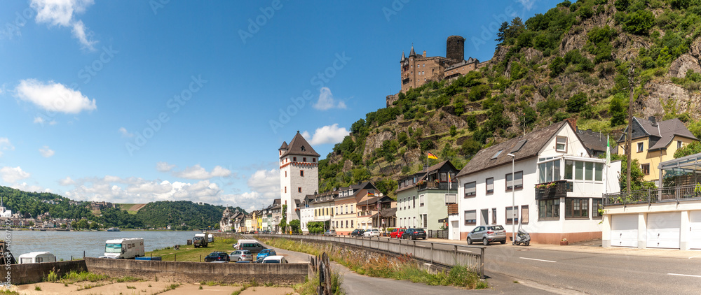 Fototapeta premium Burg am Rhein