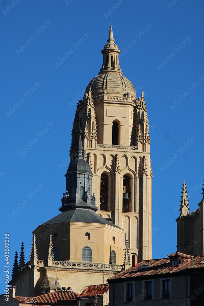 Fototapeta premium Torre de la Catedral de Segovia