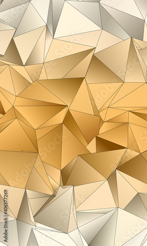 Abstract Low-Poly background. triangulated texture. Design 3d. Polygonal geometrical pattern. Triangular modern style