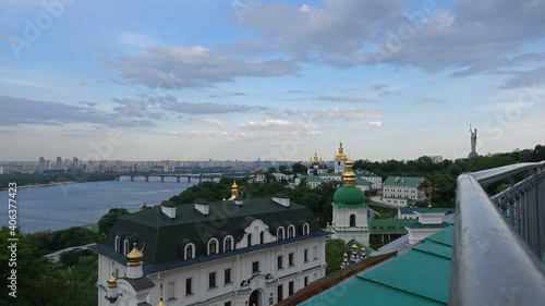 View of the buildings of the Kiev-Pechersk Lavra