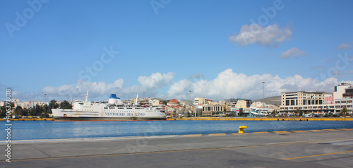 Passenger Port of Piraeus in Athens, Greece © Lindasky76