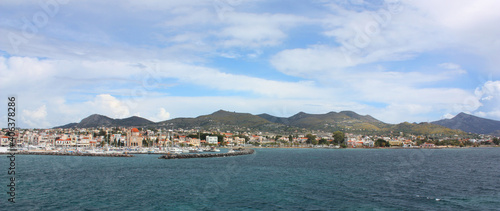 Port of Aegina Island in Greece
