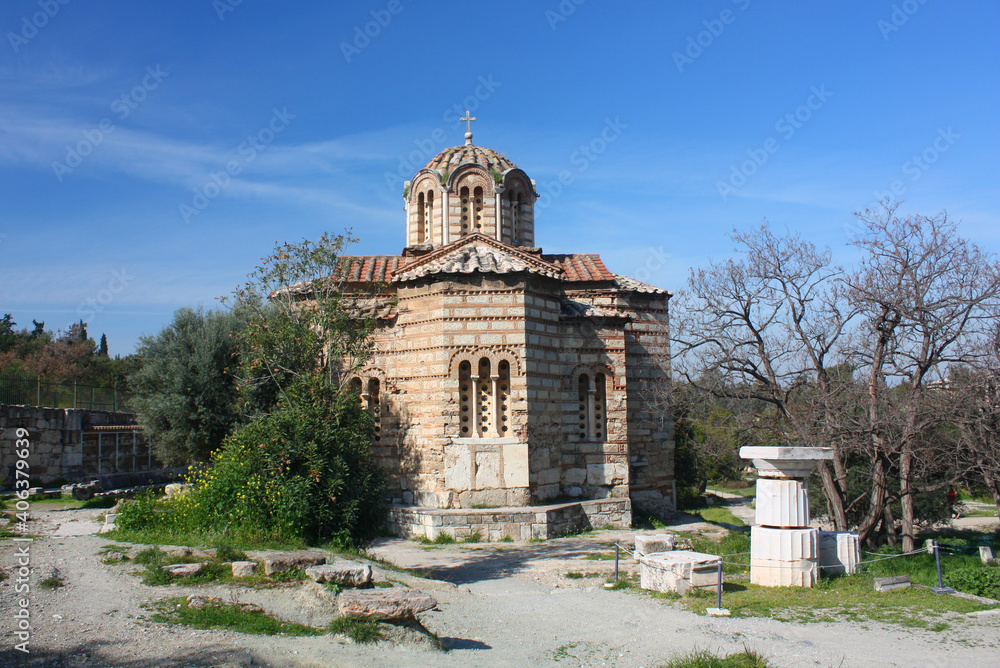 Church of Holy Apostles on Agora in Athens, Greece