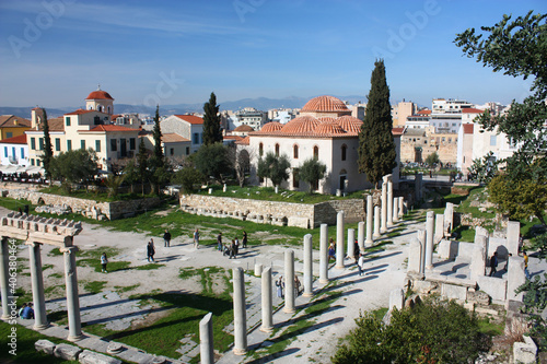 Roman Agora in Athens, Greece