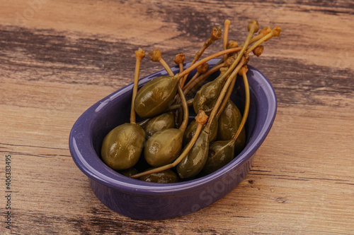 Caper berries in the bowl