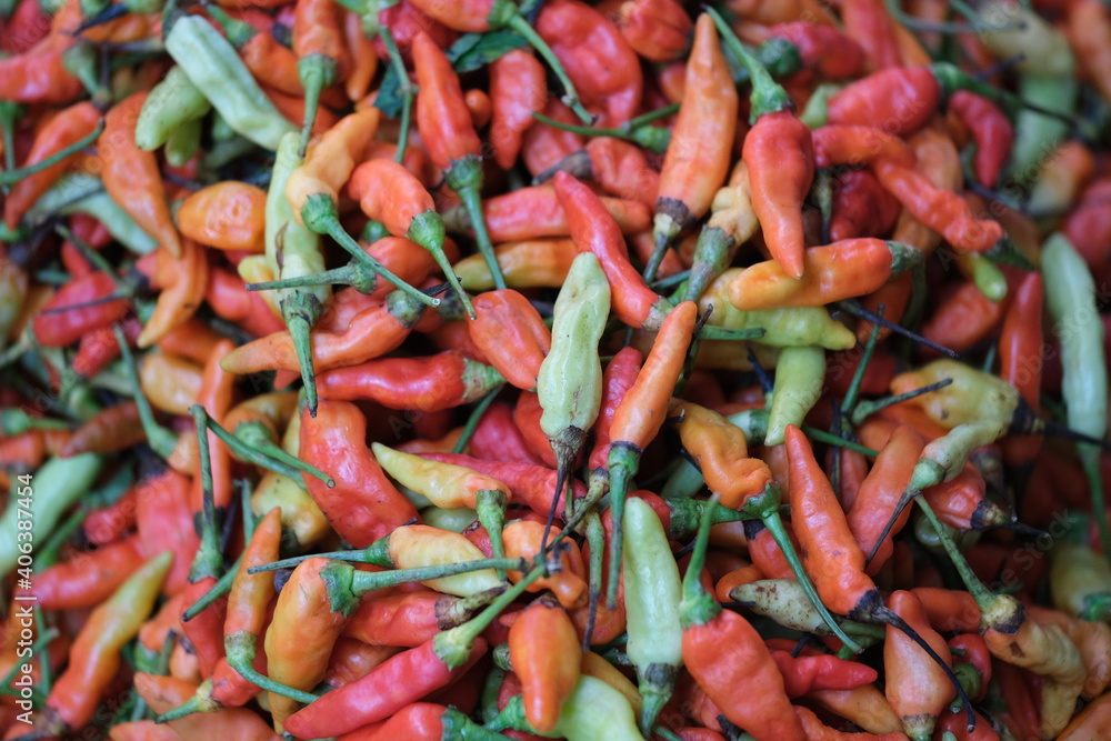 Indonesia Bali Negara - Pasar Umum Negara - State Public Market - Mixed chili peppers Indonesia Bali Negara - Pasar Umum Negara - State Public Market - Mixed chili peppers