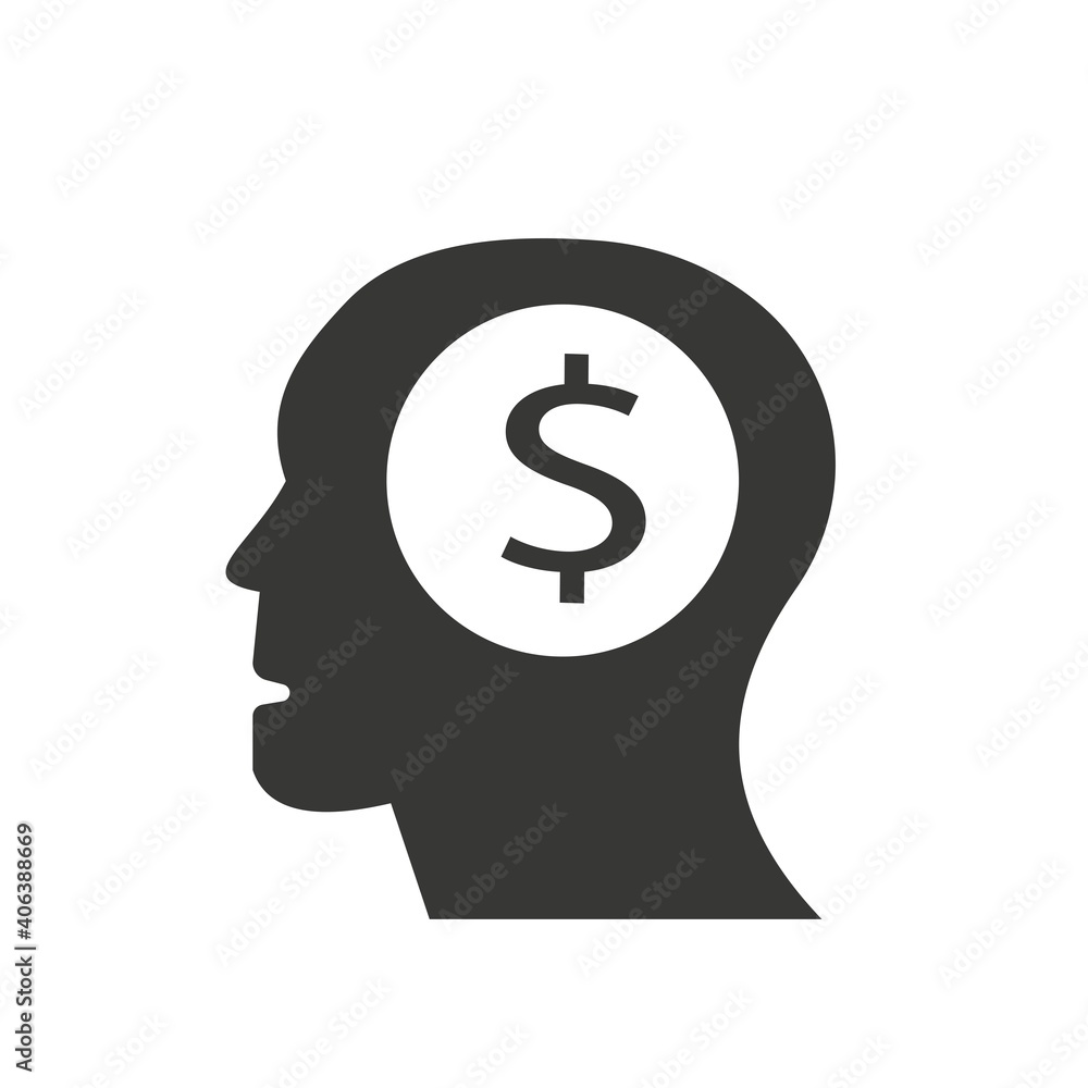 picture, financial idea, vector on white background picture, financial idea, vector on white background