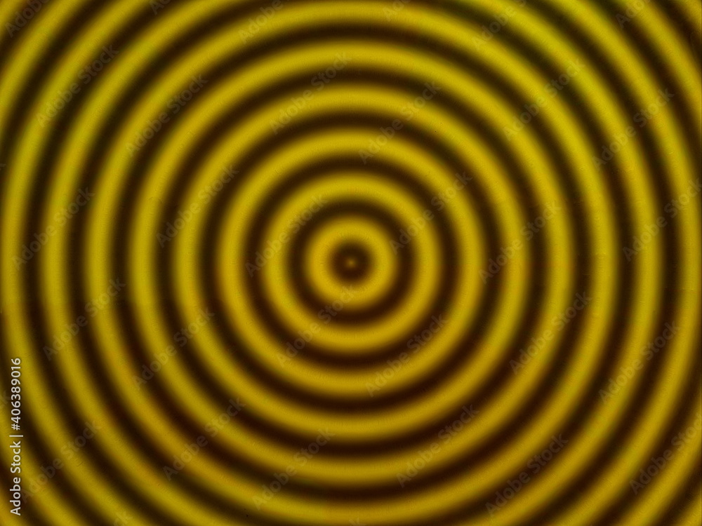 Rotate the radial blur background of the circle with yellow and black.
Rotate the radial blur background of the circle with yellow and black.