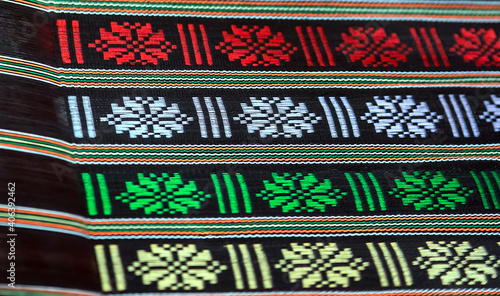 Fabrics handloom weaves is trendy home decor.