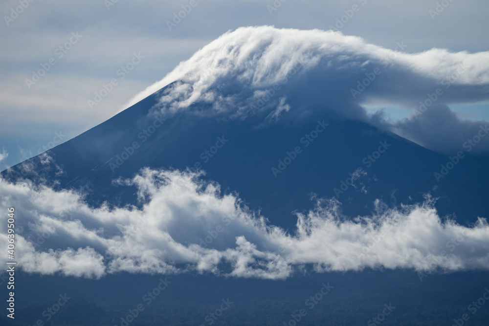 Volcano peak in Papua New Guinea
