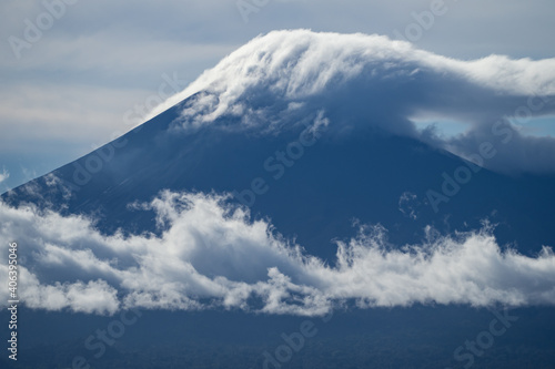 Volcano peak in Papua New Guinea