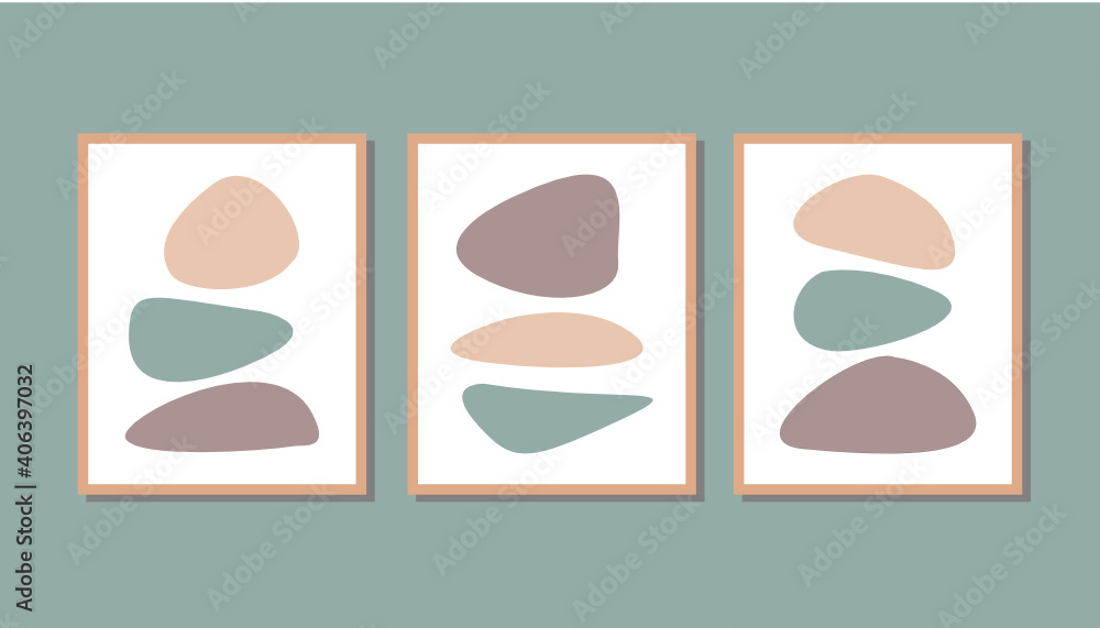 Abstract shapes for canvas wall decor Abstract shapes for canvas wall decor