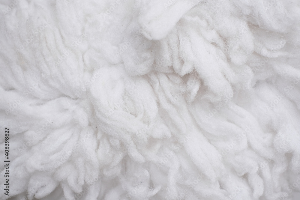 Cotton fiber texture background, white fluffy natural material Cotton fiber texture background, white fluffy natural material