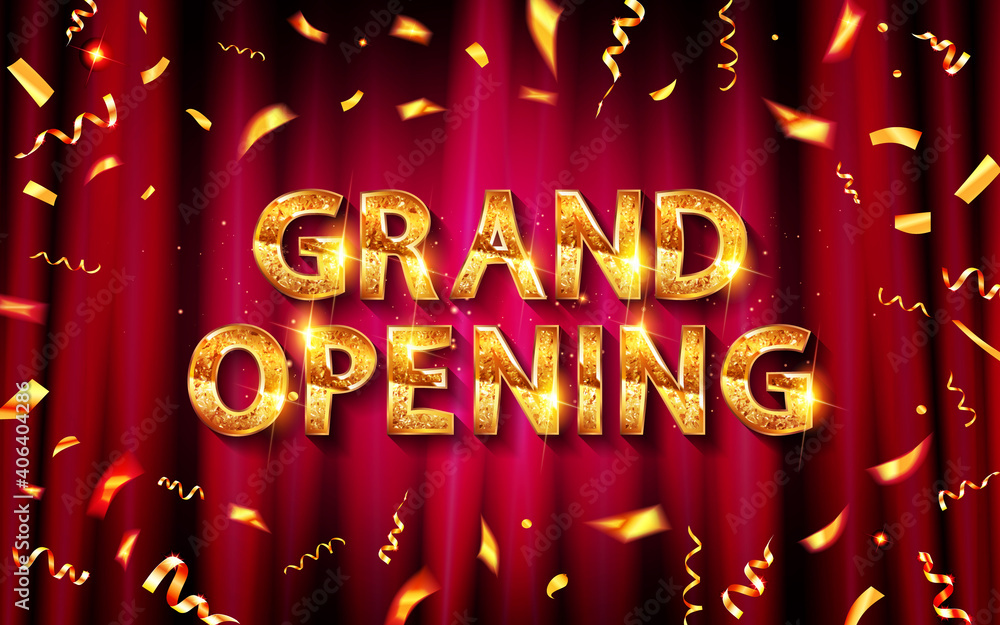 Grand opening card Grand opening card