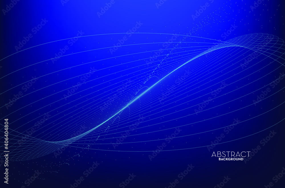 Abstract flowing line digital technology, smooth particle wave, big data techno design concept background wallpaper, vector eps Abstract flowing line digital technology, smooth particle wave, big data techno design concept background wallpaper, vector eps