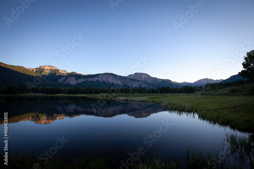 Sunrise in southern Colorado's San Juan Mountains. photo