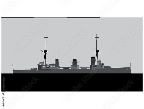 Fotobehang HMS Indefatigable