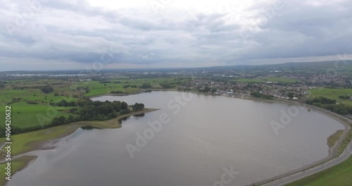 Wallpaper Mural Drone footage of a beautiful scenery in North Wales Torontodigital.ca