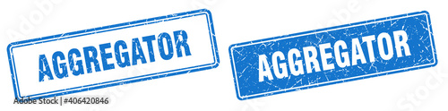 aggregator stamp set. aggregator square grunge sign