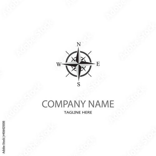Compass Logo Template vector icon illustration