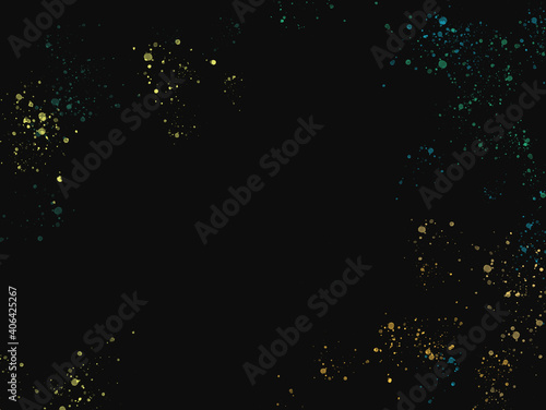 weak glitter water color, vintage 