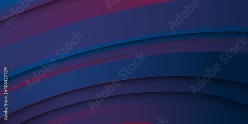 Blue and red abstract smooth waves background. Modern dark blue and red abstract background.