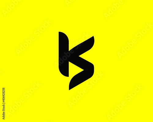 KS SK LETTER LOGO DESIGN VECTOR TEMPLATE