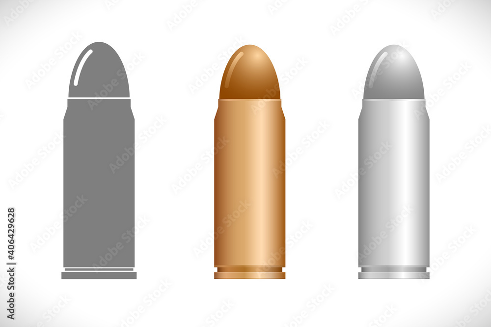 bullet black and metal bullet black and metal