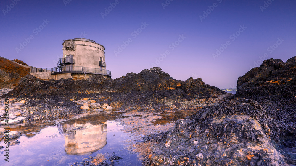 Fototapeta premium Howth head cliff walk , Dublin, Ireland