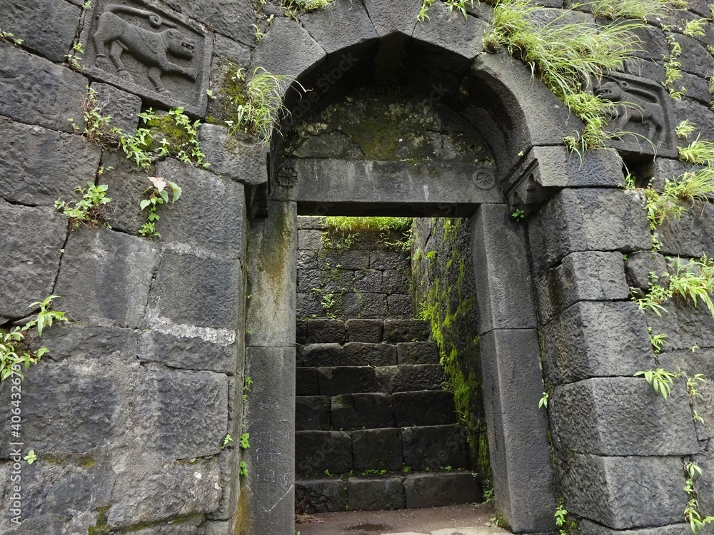Fototapeta premium Karnala Fort ,Panvel ,mumbai,maharashtra,india