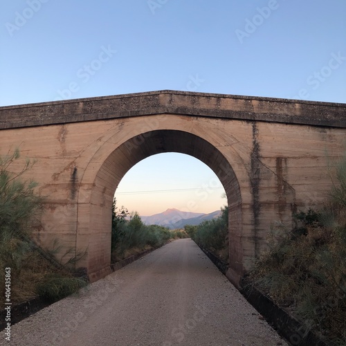 viaduct in the morning