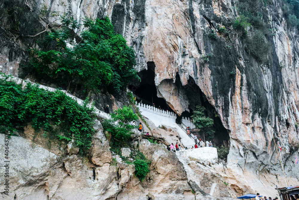 Obraz premium ThumTing Religion Cave in Laos Luang Prabang