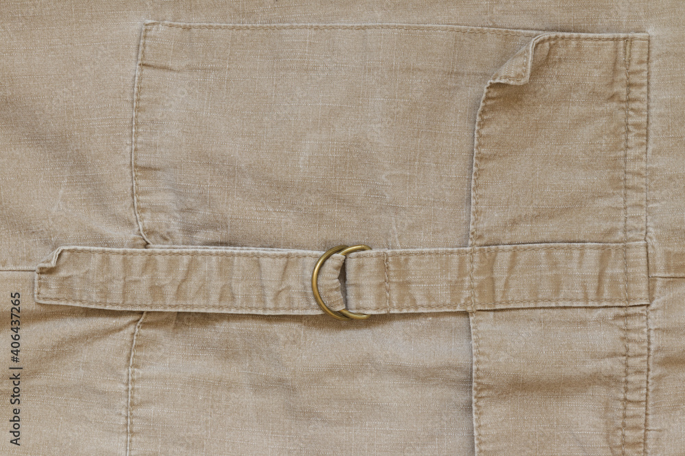 Light fabric texture with pockets for clothes. Light fabric texture with pockets for clothes.