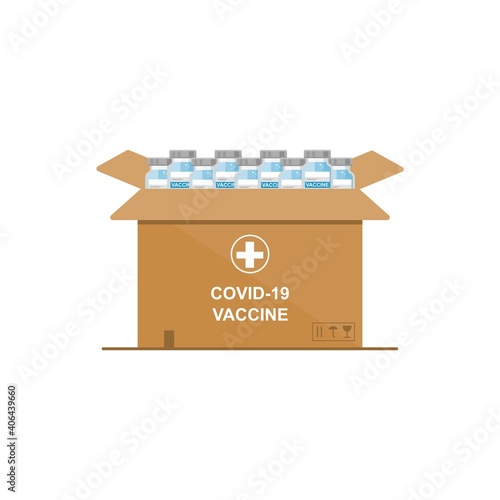 Covid vaccine box