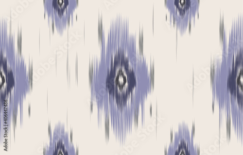 purple and white ikat seamless pattern ethnic oriental traditional style