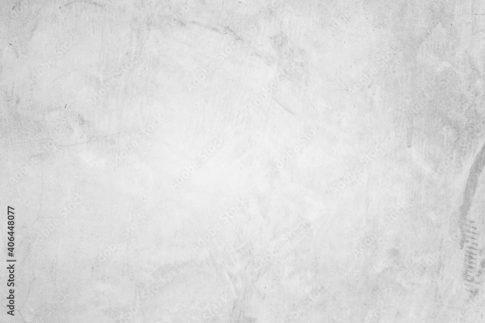 White or gray blank grunge concrete or cement wall texture abstract background with weathered dirt, old, vintage, rough pattern on surface