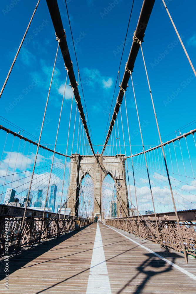 Fototapeta premium Brooklyn bridge, New York city