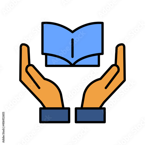 Care about education icon